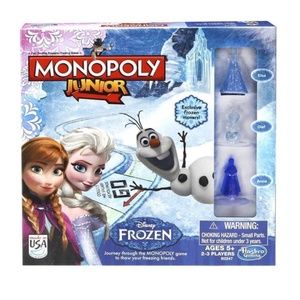 BRAND NEW sealed frozen monopoly junior board game